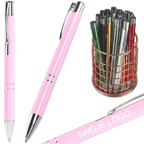 Penna sfera metallo rosa - sfera,