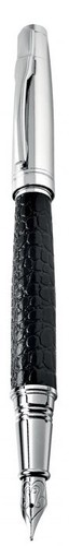 Penna stilografica pelle nera - penna,