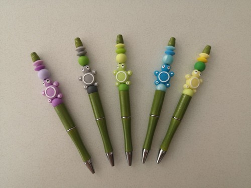 Penna verde brillante - penna,
